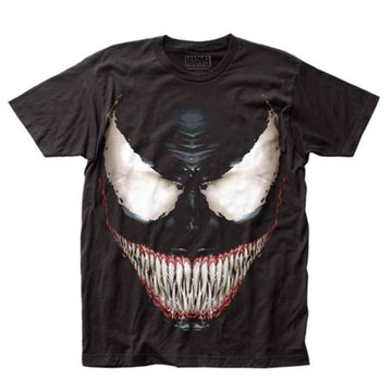 Marvel Venom Sinister Smile Short Sleeve T-shirt - BUCKET POPCORN